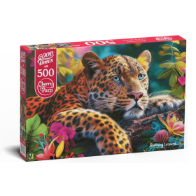 Puzzle 500 Cherrypazzi RecliningLeopard 20166