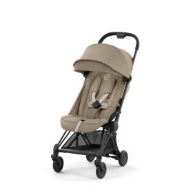 CYBEX COYA MATT BLACK COZY BEIGE