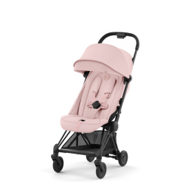 CYBEX COYA MATT BLACK PEACH PINK