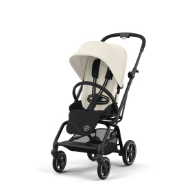 CYBEX EEZY S TWIST+2 BLK CANVAS WHITE