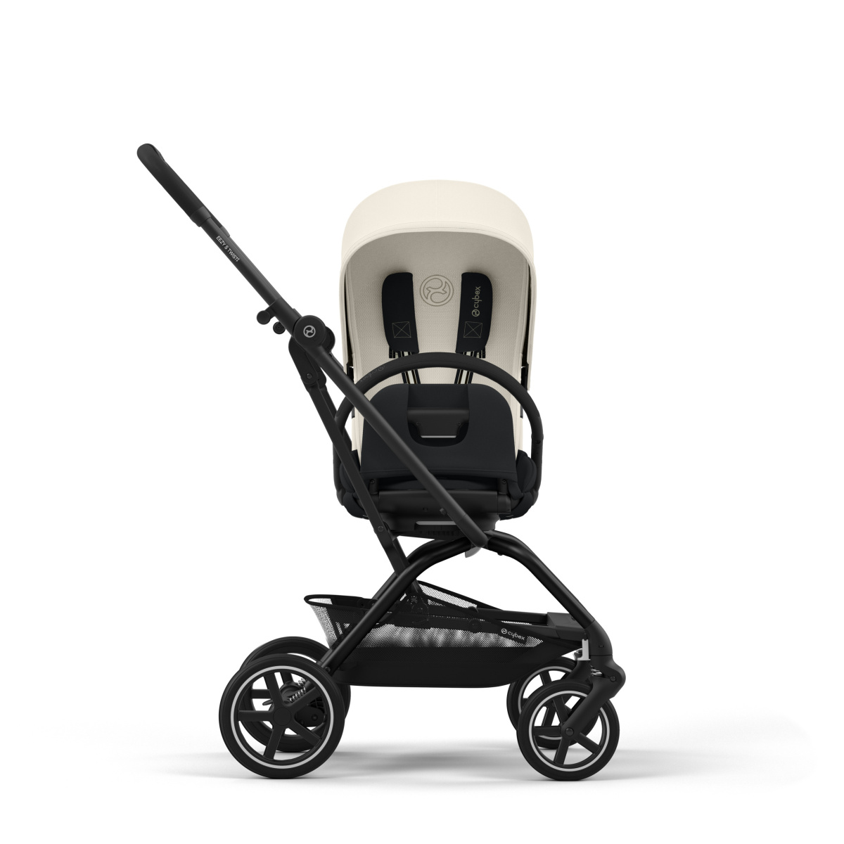 CYBEX EEZY S TWIST+2 BLK CANVAS WHITE