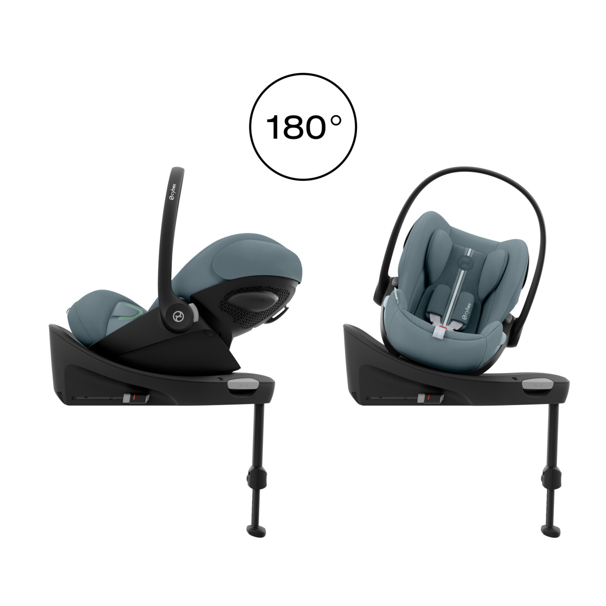 CYBEX CLOUD G3 I-SIZE PLUS STORMY BLUE+ BAZA G3
