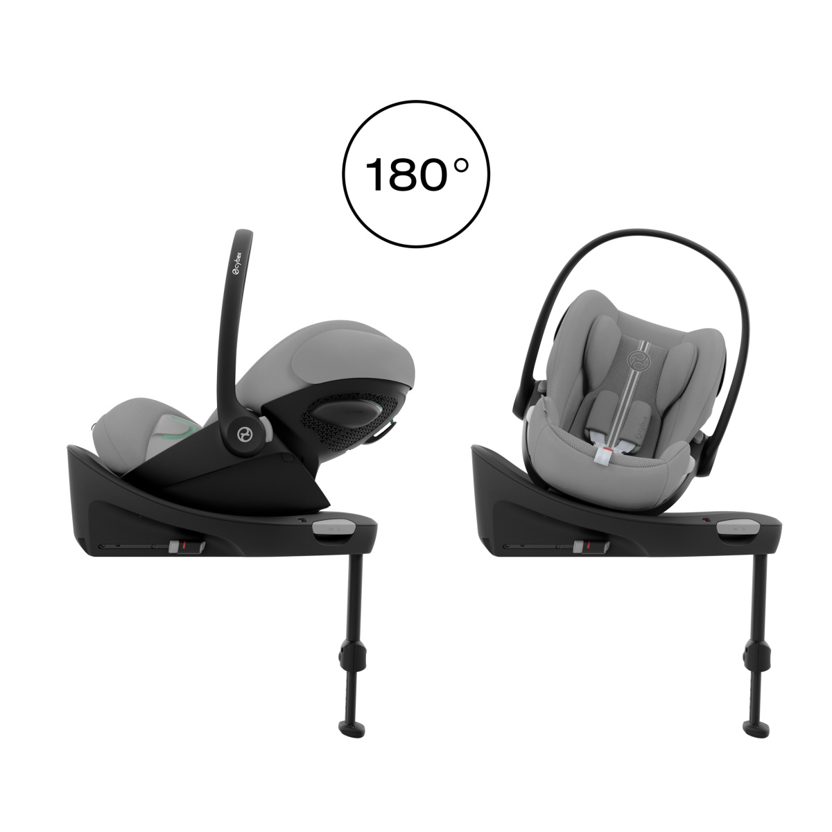 CYBEX CLOUD G3 I-SIZE PLUS STONE GREY+ BAZA G3