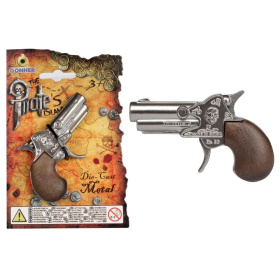 GONHER pistolet pirata mały metal 156/0 15602