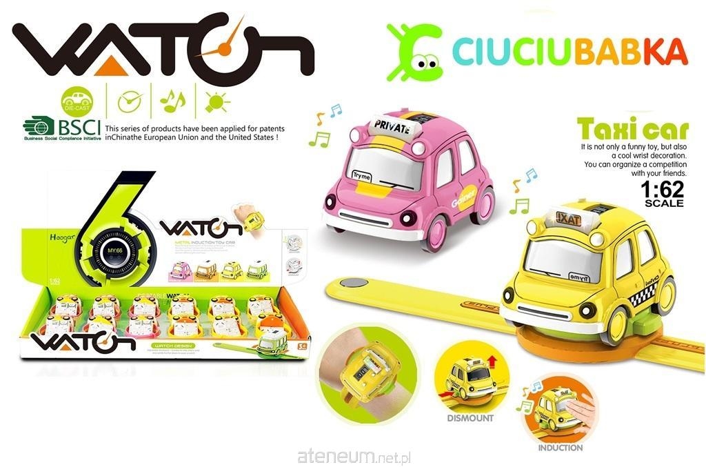 METALOWE POJAZDY ZEGAR ŚW/DŹ