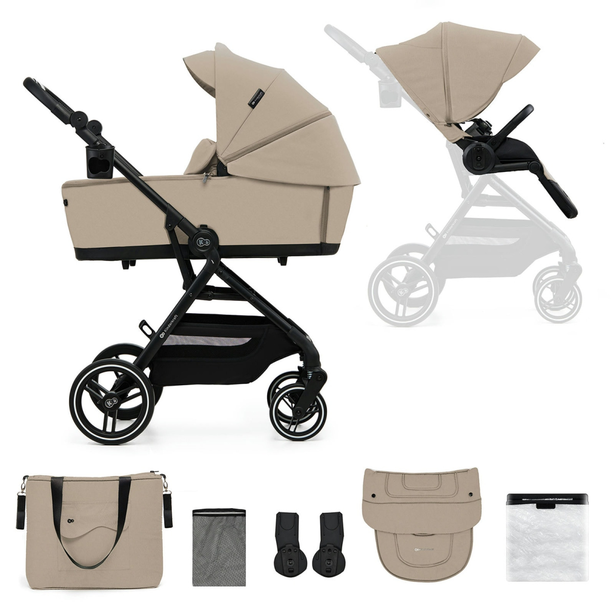 KINDERKRAFT YOXI 2W1 SAND BEIGE