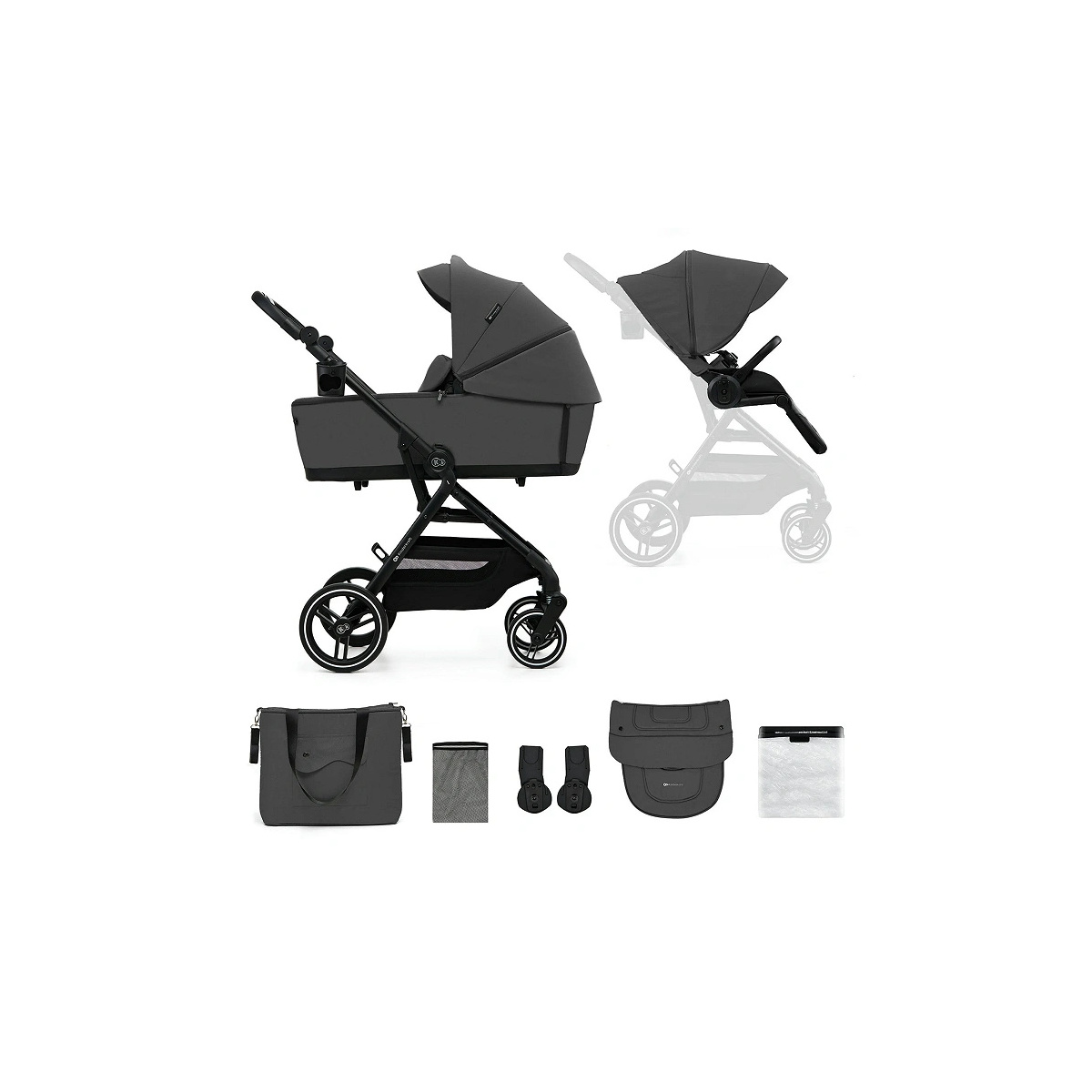 KINDERKRAFT YOXI 2W1 MOONLIGHT GREY